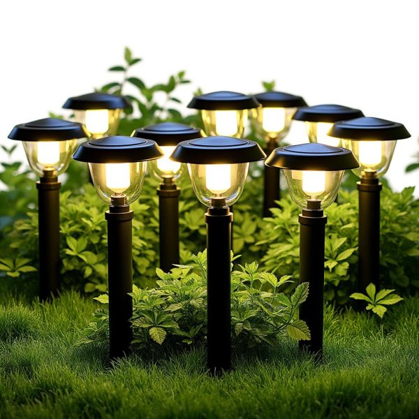 deluxe outdoor garden lighting set