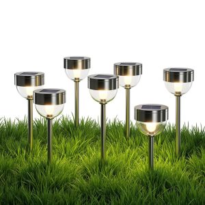 deluxe outdoor solar lighting set